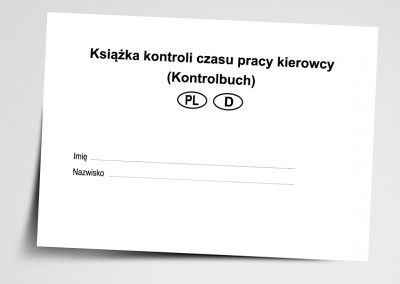 Książka pracy kierowcy (KONTROLBUCH PL-D)